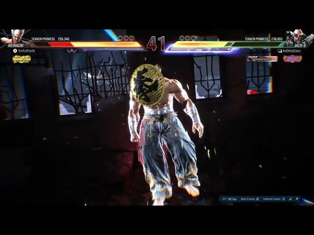 SinfulPants Tekken 8 Heihachi Highlights #21