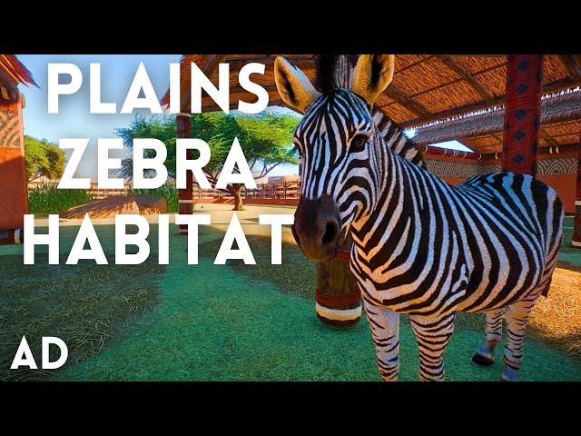 Making a Zebra Habitat in Planet Zoo Console Edition!