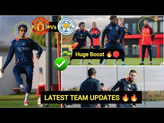 NoWYORO,MAINO,Mazraoui|| MAN UNITED TRAINING NEWS&TEAM NEWS AHEAD OF LEICESTER MATCH #manunitednews