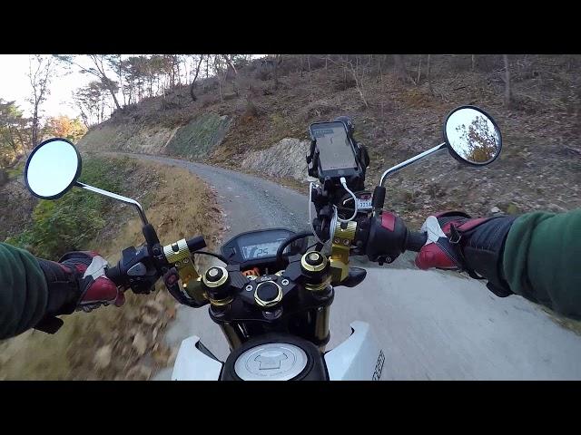 Honda Grom/MSX125 - hill climb the South Korea in Gyeong-ju San-nae forest road.