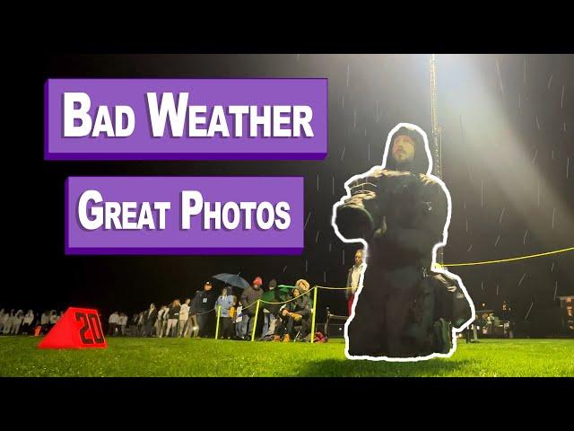 Settings, Gear, and Tips for Low Light Sports Photography and Bad Weather