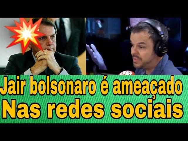 JAIR BOLSONARO E AMEAÇADO em sua própria rede social de fascista do bem