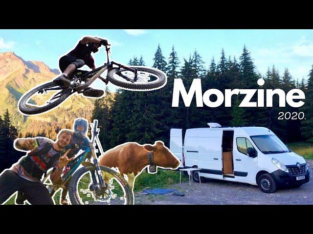 Morzine Mountain Biking // 2020 MTB Van Life Edit in a DIY Camper Conversion