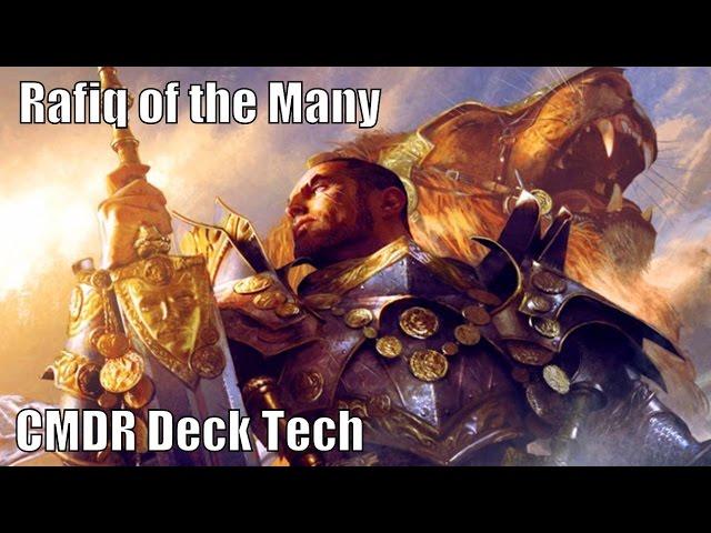 Shaun's Rafiq of the Many CMDR Deck [EDH / Commander / Magic the Gathering]