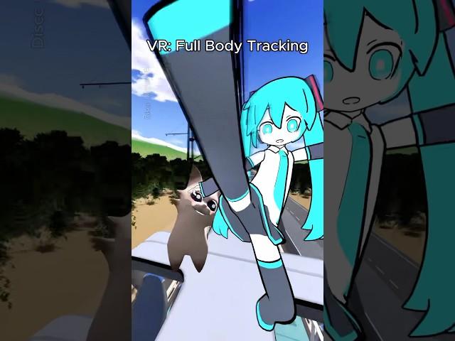 Hatsune Miku: VR Setup #hatsunemiku #blueshirtguy #emote #summer2025 #vrchat #fullbodytracking