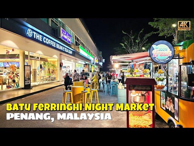 Penang's Vibrant Batu Ferringhi Night Market Experience | Penang, Malaysia | 4K