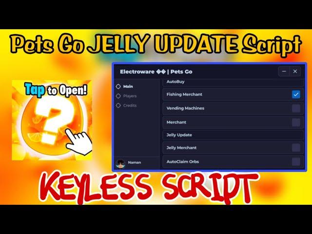 [🪼Jelly Update] Pets Go Script  | No Key Script | Pets go update script