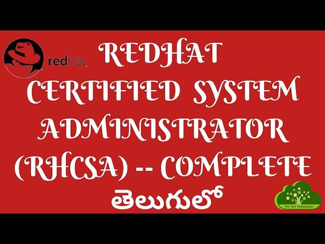 #Complete RHCSA  | ALL in One | in Telugu