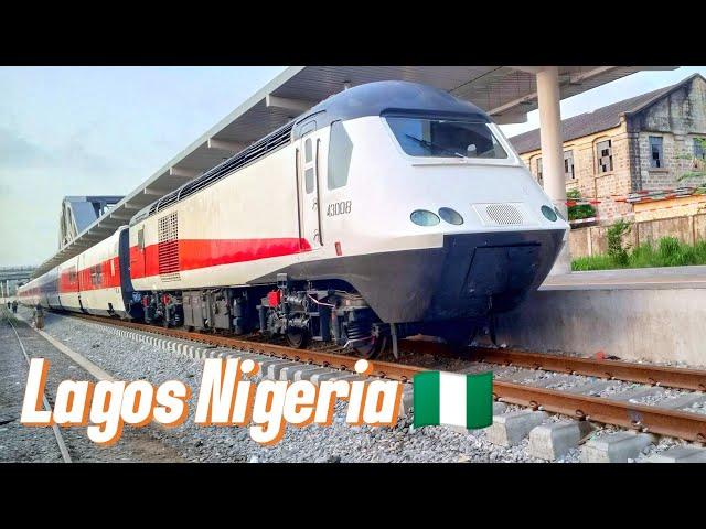 Lagos Nigeria  Red Line Train Is Here - West Africa Best Transport System