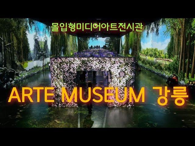 #ARTE MUSEUM 강릉,#몰입형미디어아트전시관, #빛과 #소리가 만든 영원한 자연