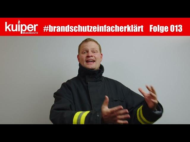 Wie verhält man sich bei einem Brand? #BrandschutzEinfachErklärt