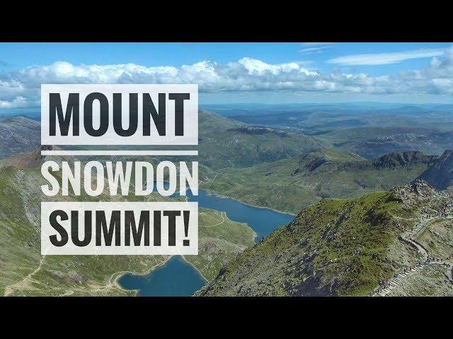 Mount Snowdon Summit Drone Video | North Wales | Snowdonia