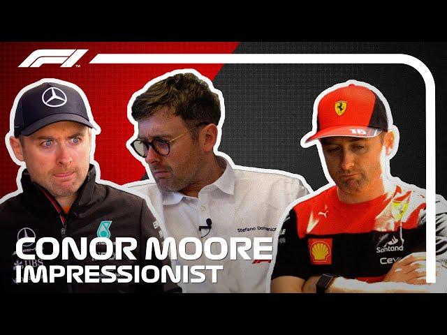 Impressionist Conor Moore Meets Ricciardo, Verstappen And More! | 2022 United States Grand Prix