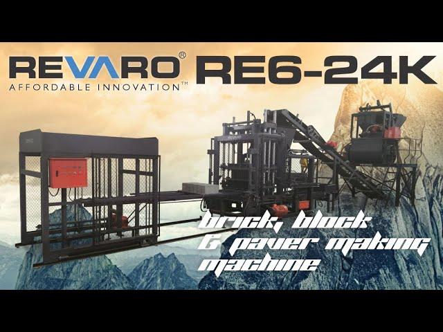 Revaro RE6 24k Block Making machine