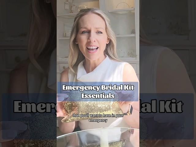 Emergency Bridal Kit Essentials #bride #wedding #bridal  #weddingpreparation