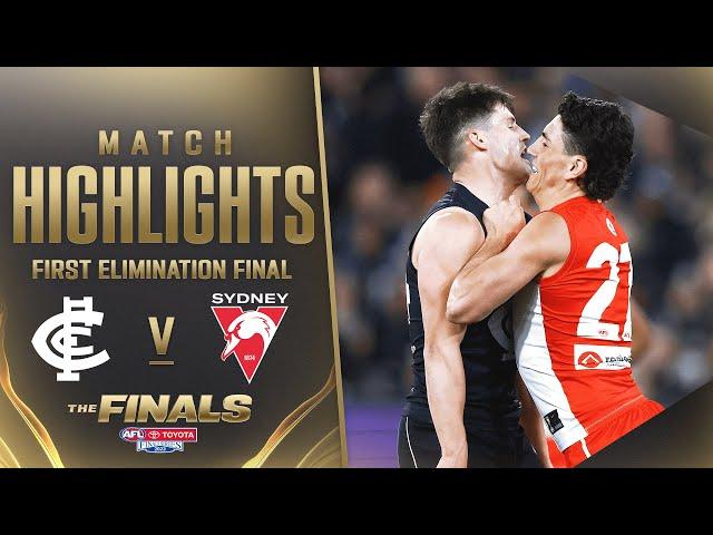 Carlton v Sydney Swans | Elimination Final | 2023 Toyota AFL Finals Series