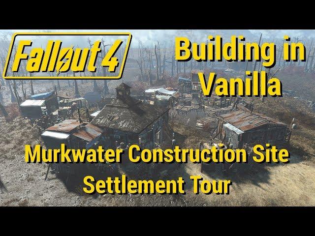 Murkwater Construction Site Settlement Tour - Vanilla Building