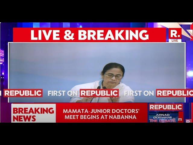 CM Mamata Holds Meeting With Junior Doctors | RG Kar Latest News | Nabanna