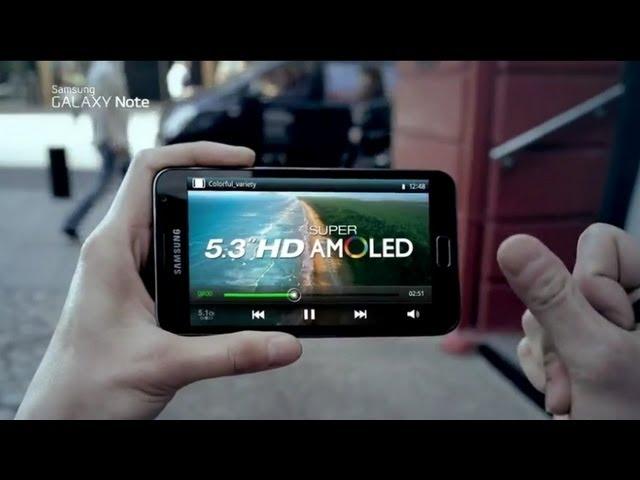 Samsung GALAXY Note Official TV Commercial