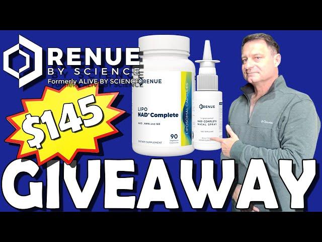 $145 MEGA NAD, NMN, NR GIVEAWAY | RENUE by SCIENCE