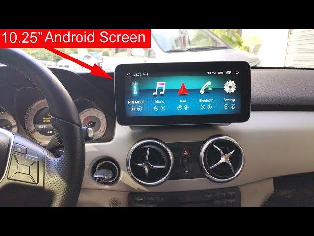 Road Top 10.25" Android Screen Installation for Mercedes GLK