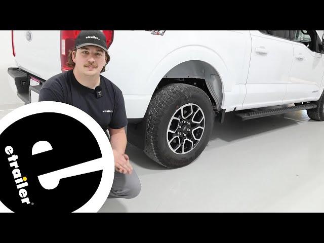 etrailer | Set up: WeatherTech Mud Flaps on a 2023 Ford F-150