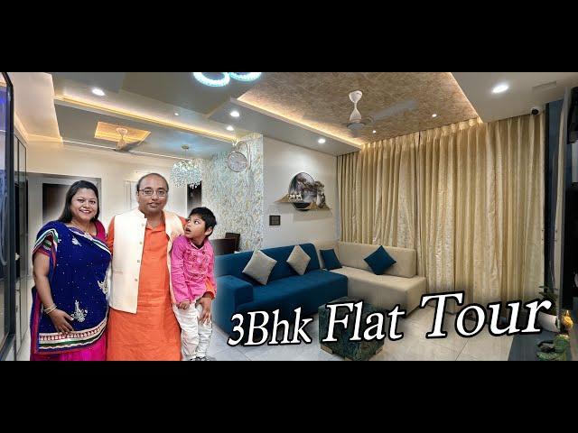 3BHK Flat Tour | Interior Design | Bedrooms | Kitchen | LivingRoom | Pune | Kams Designer Zone