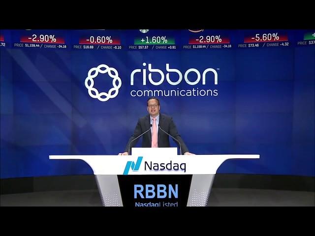 RBBN Nasdaq Closing Bell Ceremony | 11.29.17