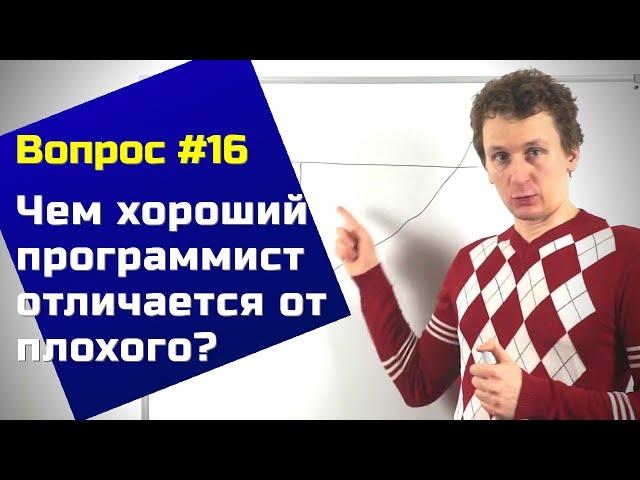 Чем хороший программист отличается от плохого? — Вопросы и Ответы #16