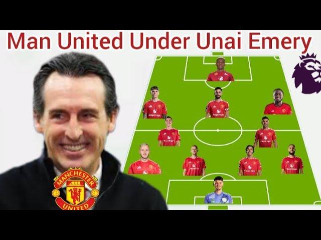 Amorim OUT !! ~ Manchester United Potential Line up with Unai Emery/Transfer Target Season 2024/2025