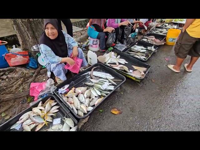 Suasana Tamu Besar Pekan Sikuati Kudat Sabah. Bini Tumatik Enjoi Jalan Jalan