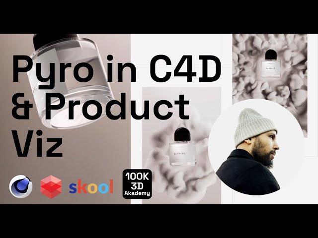 MIND-BLOWING PYRO Effects in C4D + Product Viz