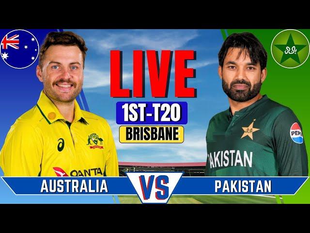 PAKISTAN vs AUSTRALIA - 1st T20 Match | Live Cricket Match | AUS vs PAK Live T20 Match | PAK vs AUS