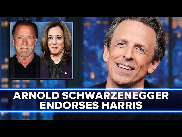 Arnold Schwarzenegger Endorses Kamala Harris