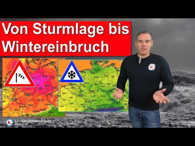 Von Sturmlage bis Wintereinbruch - 2025 startet wettermäßig turbulent