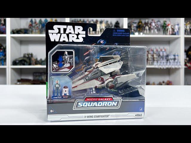 V-Wing Starfighter Micro Galaxy Squadron Unboxing and Review from Jazwares.