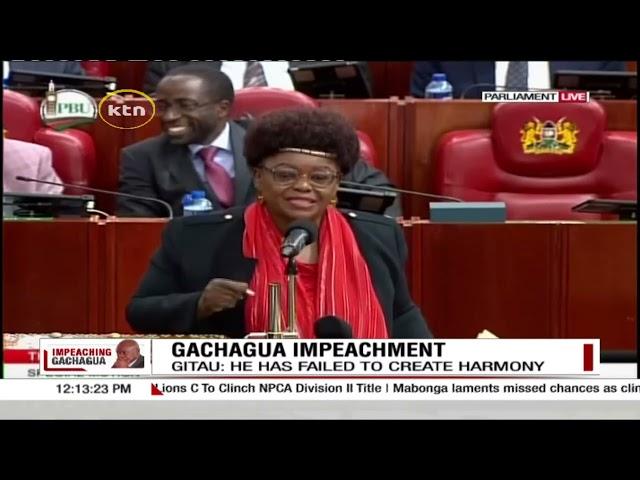 Over 65% of Kenyans backed the impeachment- Millie Odhiambo on Public Participation in impeachment o