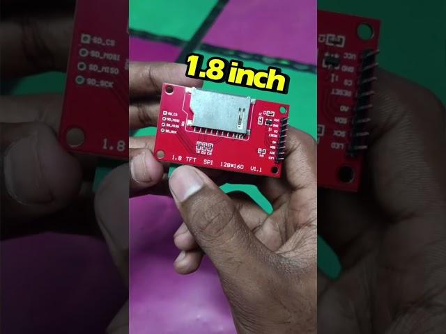 TFT Display st7735 | About TFT Display #shorts #shortvideo #electronic #tech #display #facts