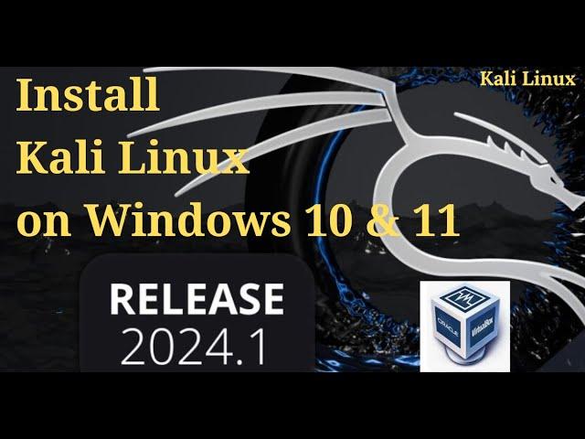 Install Kali Linux on Windows 10 and 11 | Install Kali Linux on VirtualBox (2024) | Kali linux 2024