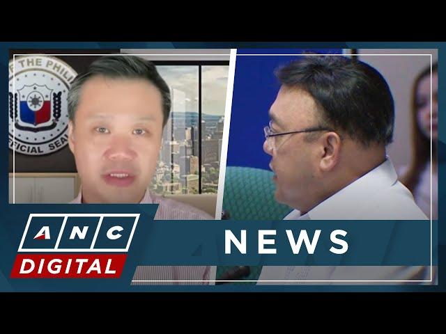 Gatchalian: Cassandra Ong likely sought Roque's legal help; Perfectly normal for law firms | ANC