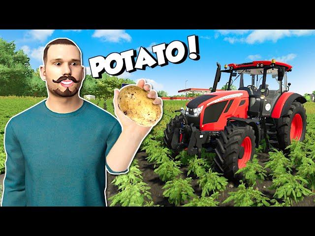 BAD FARMERS TRY TO GROW POTATO! - Farming Simulator 22 Multiplayer Gameplay