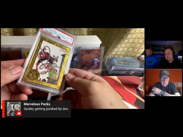 Ripping 2016 Marvel Masterpieces re-packs and PSA reveal