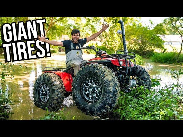 AMPHIBIOUS Four-Wheeler VS Swamp!