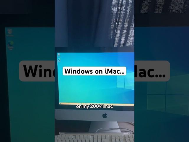 Windows 10 on iMac #apple #imax #windows #techfacts #techtok