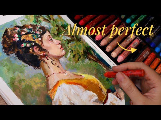 Paul Rubens Haiya Oil Pastels Review + demo