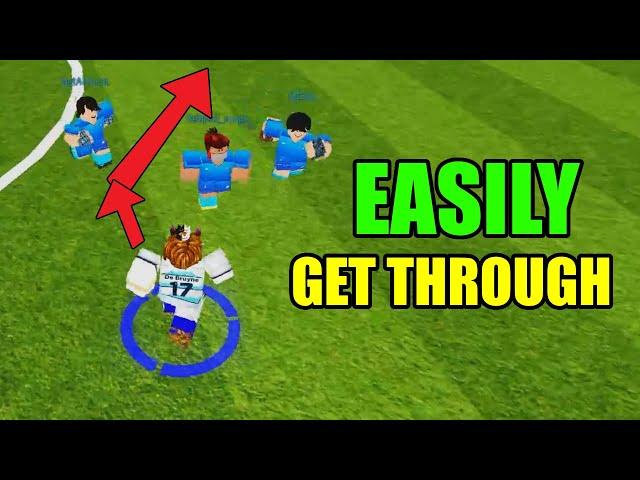 How to dribble past anyone in Super League Soccer Roblox