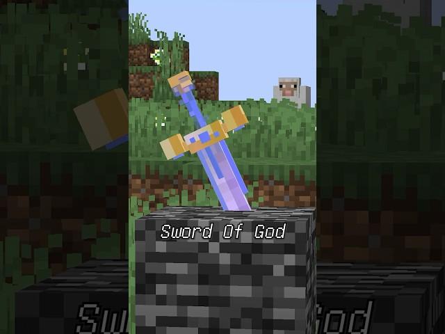 Minecraft, But No One Can Use God Of Sword #shorts