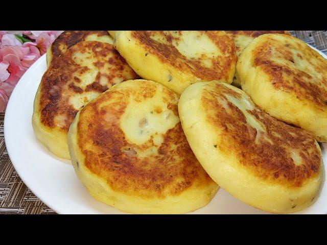 From Potatoes and Mushrooms Unreal Yummy. Tender and Appetizing Cutlets for Dinner