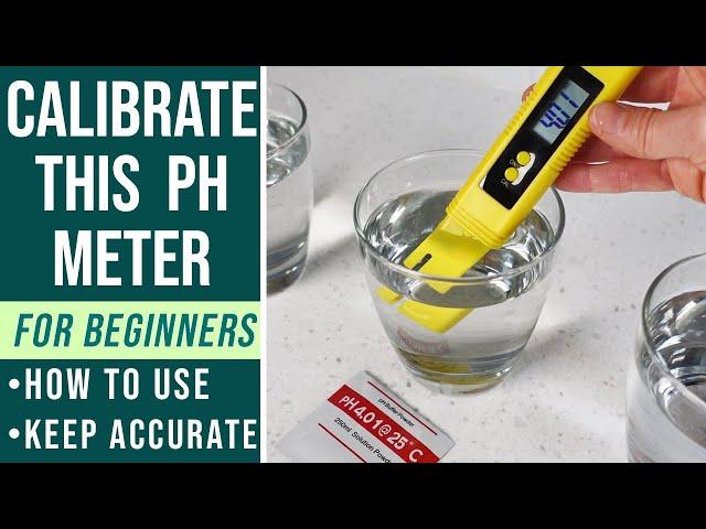 CALIBRATE A PH METER (step by step) + How To Use PH meter