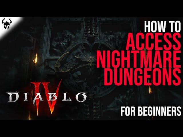 How To Unlock Nightmare Dungeons in Diablo 4 | Quick Beginner's Guide